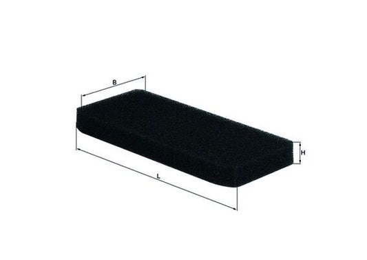 MAHLE LAP 1 Filtru, aer habitaclu