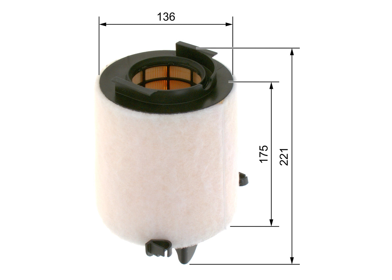 BOSCH 1 457 433 576 Filtru aer