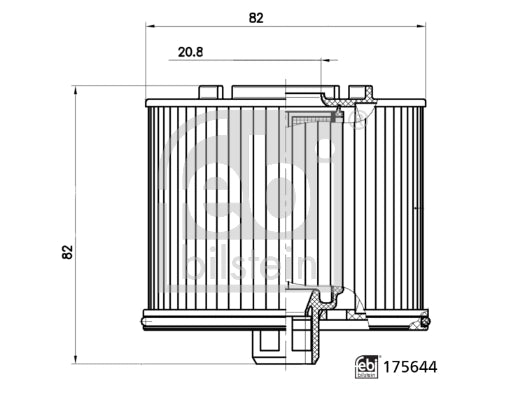 FEBI BILSTEIN 175644 Filtru combustibil