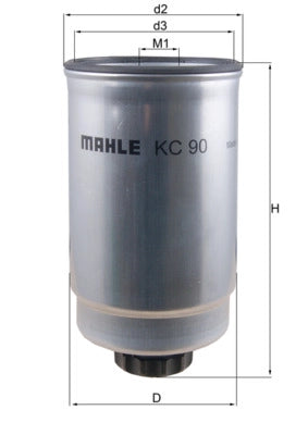 MAHLE KC 90 Filtru combustibil