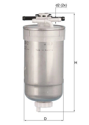 MAHLE KL 233/2 Filtru combustibil