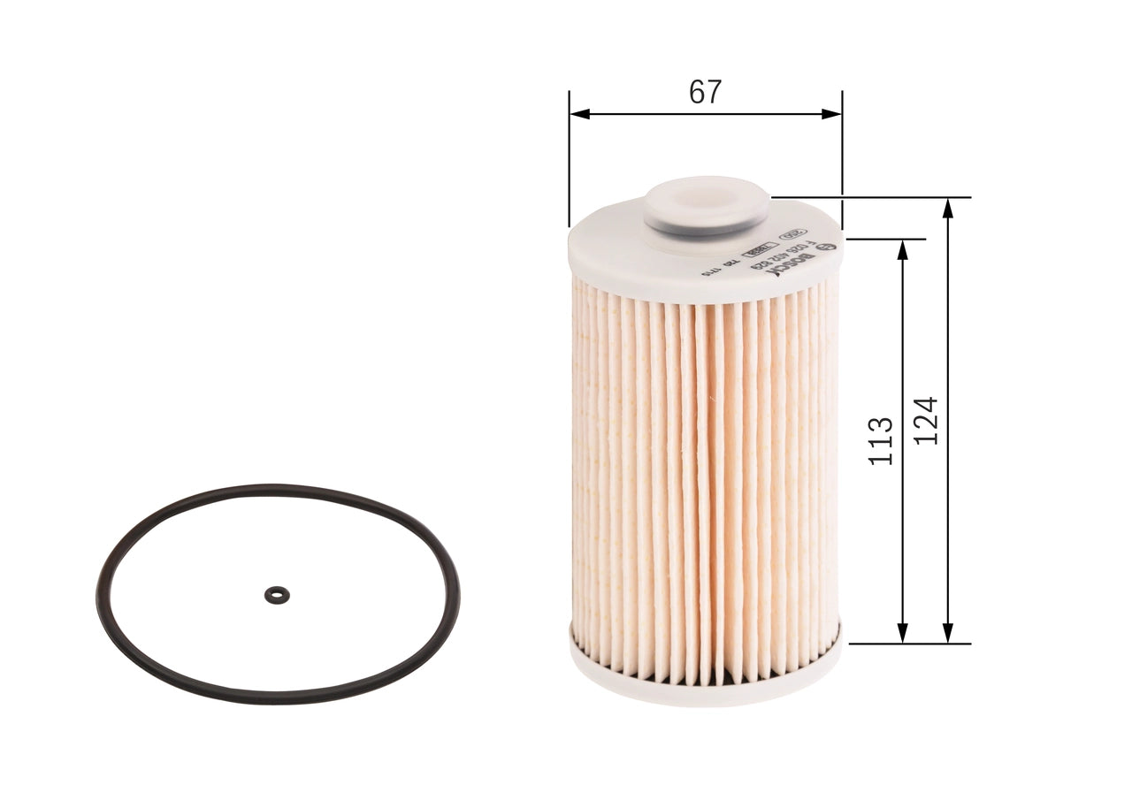 BOSCH F 026 402 829 Filtru combustibil