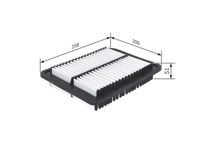 BOSCH F 026 400 353 Filtru aer