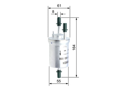 BOSCH F 026 403 008 Filtru combustibil