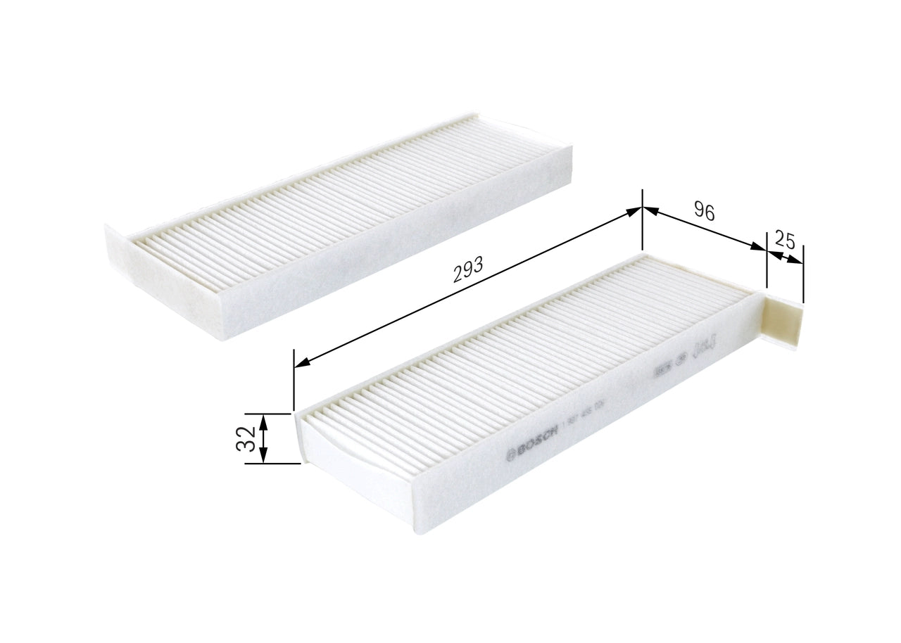 BOSCH 1 987 435 026 Filtru, aer habitaclu