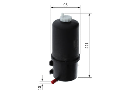 BOSCH F 026 402 853 Filtru combustibil