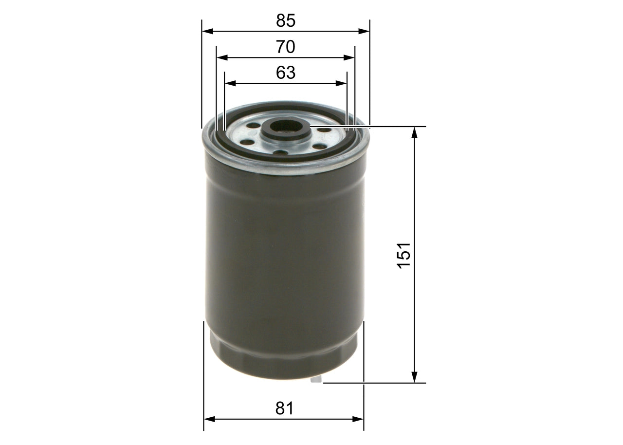 BOSCH 1 457 434 329 Filtru combustibil