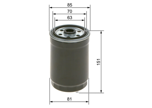 BOSCH 1 457 434 329 Filtru combustibil