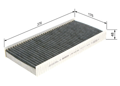 BOSCH 1 987 432 406 Filtru, aer habitaclu