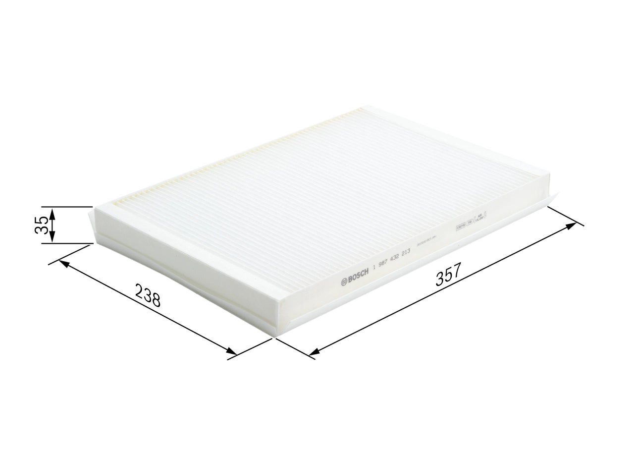 BOSCH 1 987 432 213 Filtru, aer habitaclu