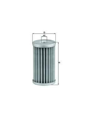 MAHLE KX 39 Filtru combustibil