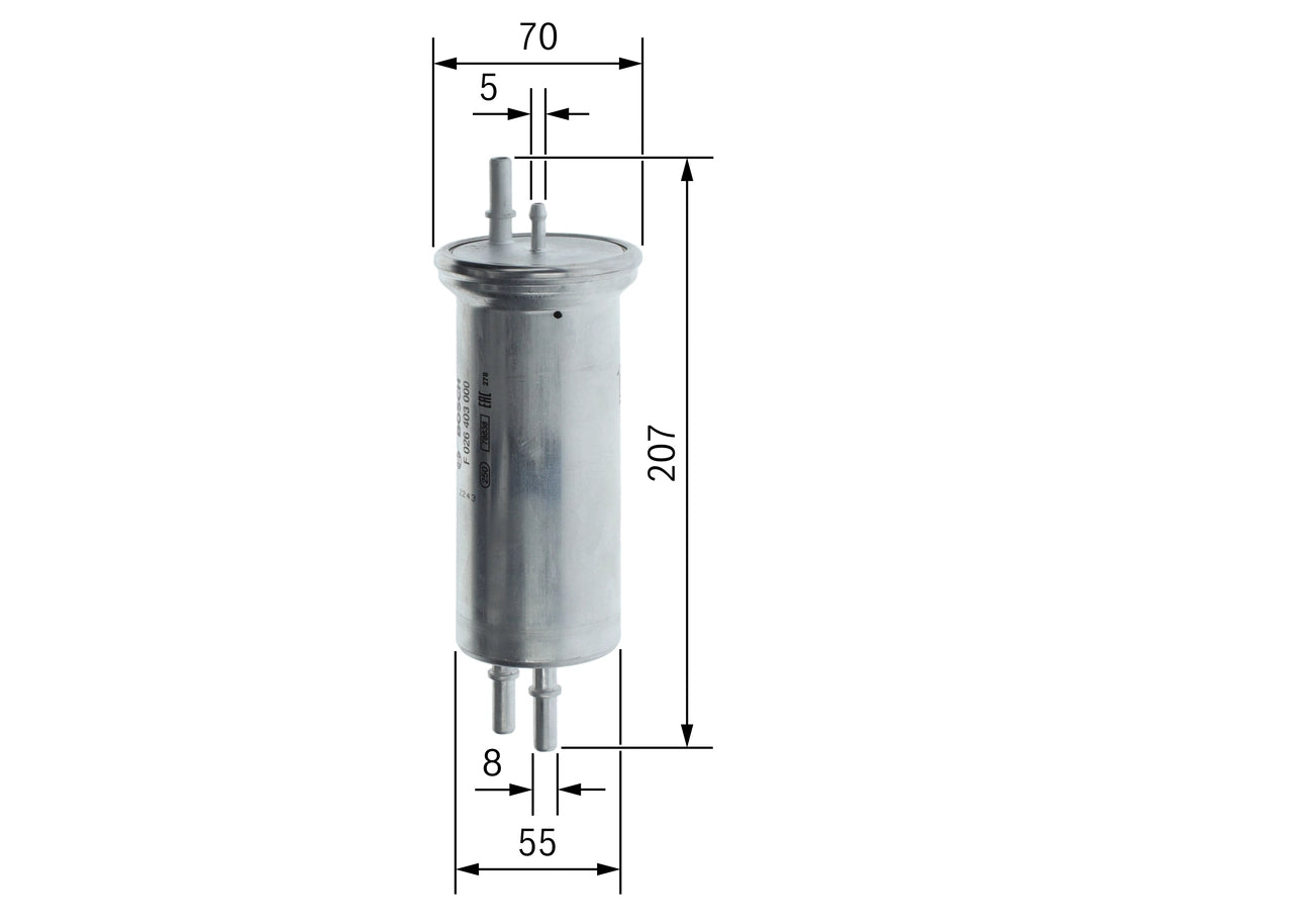 BOSCH F 026 403 000 Filtru combustibil