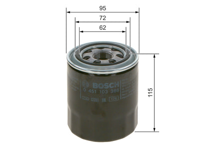 BOSCH 0 451 103 366 Filtru ulei