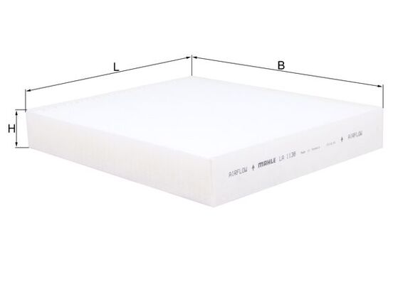 MAHLE LA 1138 Filtru, aer habitaclu