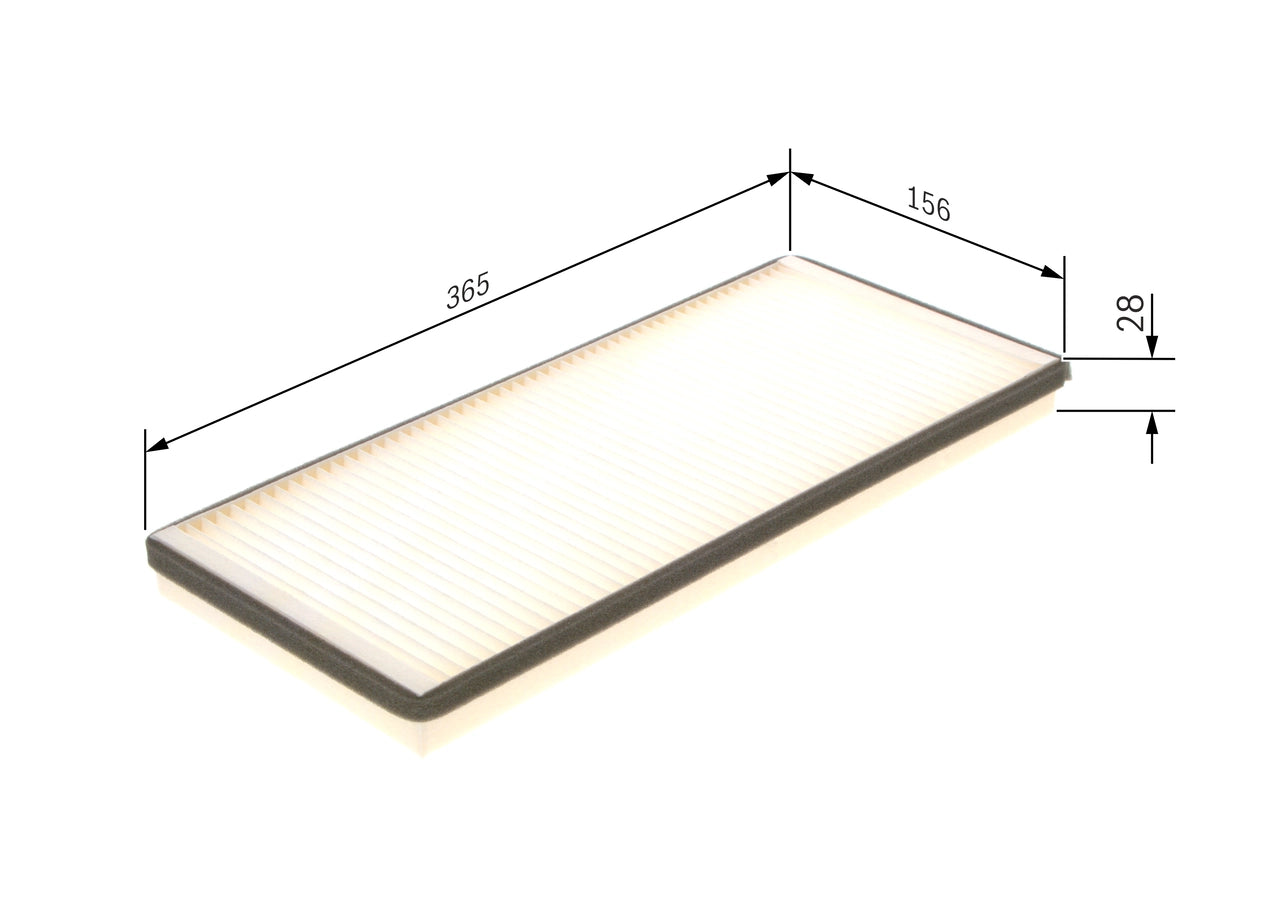 BOSCH 1 987 432 043 Filtru, aer habitaclu