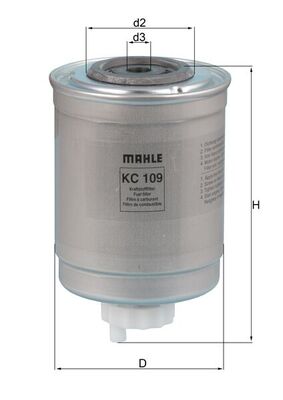 MAHLE KC 109 Filtru combustibil