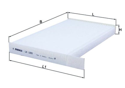 MAHLE LA 1205 Filtru, aer habitaclu