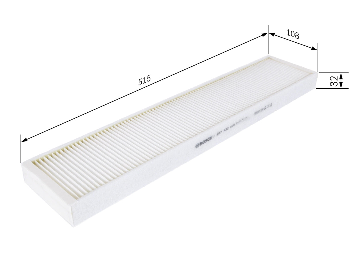 BOSCH 1 987 432 018 Filtru, aer habitaclu