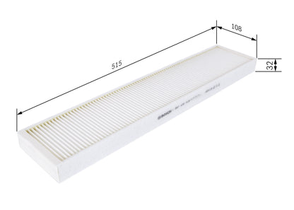 BOSCH 1 987 432 018 Filtru, aer habitaclu