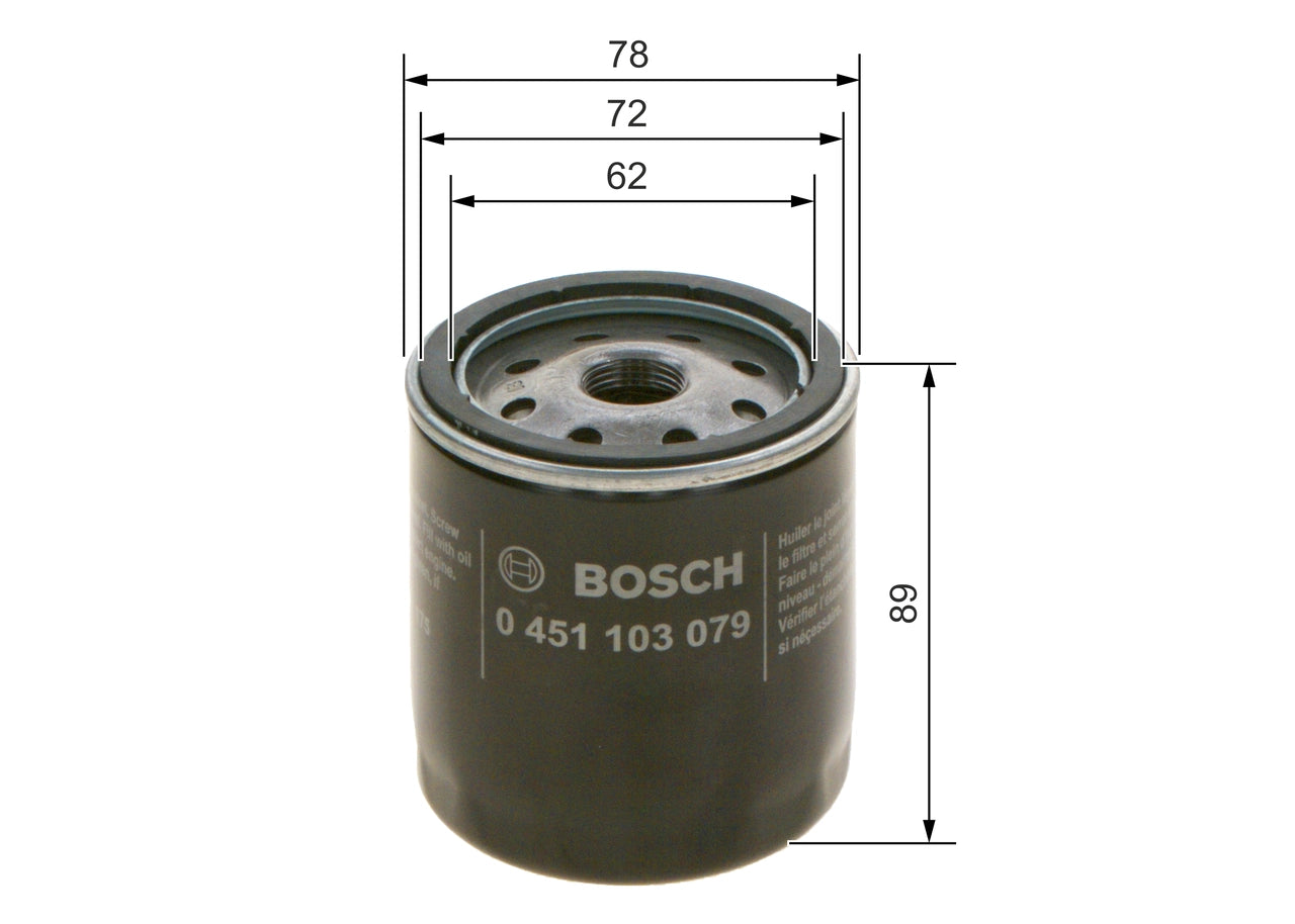 BOSCH 0 451 103 079 Filtru ulei