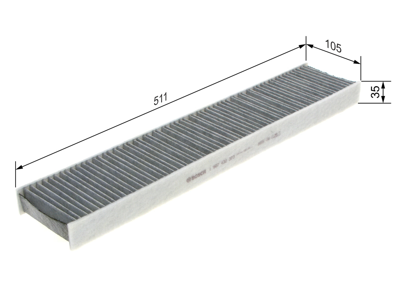 BOSCH 1 987 432 373 Filtru, aer habitaclu
