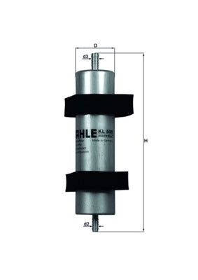 MAHLE KL 596 Filtru combustibil