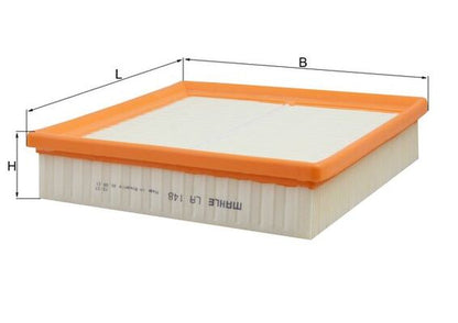 MAHLE LA 148 Filtru, aer habitaclu
