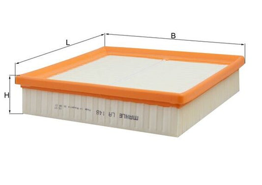 MAHLE LA 148 Filtru, aer habitaclu