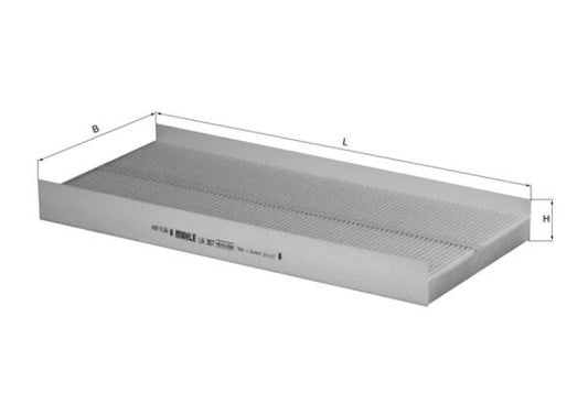 MAHLE LA 357 Filtru, aer habitaclu