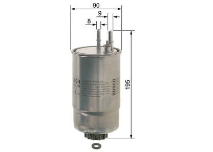 BOSCH F 026 402 206 Filtru combustibil