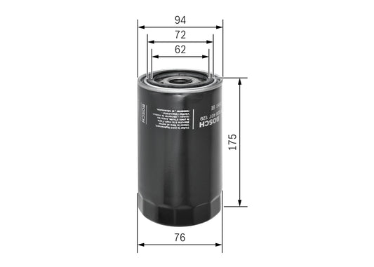 BOSCH F 026 407 129 Filtru ulei
