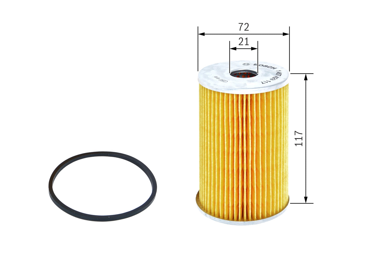 BOSCH 1 457 429 117 Filtru ulei
