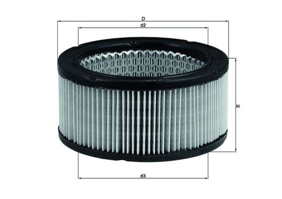 MAHLE LX 213 Filtru aer