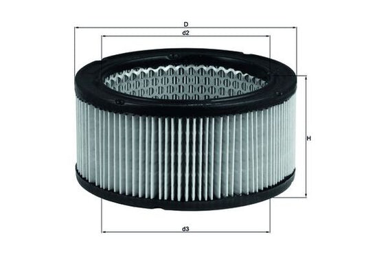 MAHLE LX 213 Filtru aer