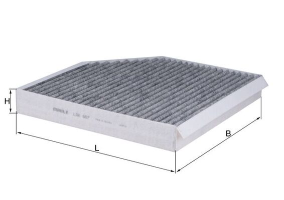 MAHLE LAK 667 Filtru, aer habitaclu
