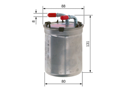 BOSCH F 026 402 835 Filtru combustibil
