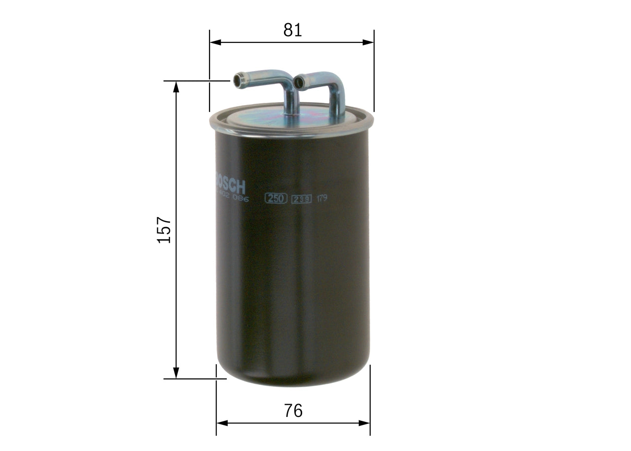 BOSCH F 026 402 086 Filtru combustibil