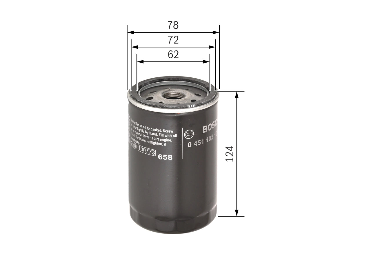 BOSCH 0 451 103 101 Filtru ulei