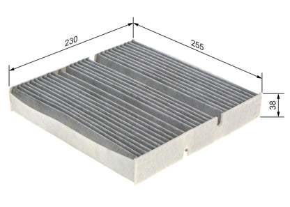 BOSCH 1 987 435 609 Filtru, aer habitaclu