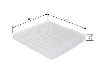 BOSCH 1 987 432 273 Filtru, aer habitaclu