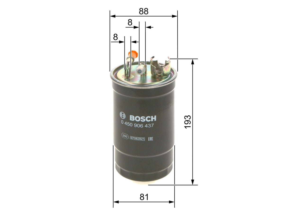 BOSCH 0 450 906 437 Filtru combustibil
