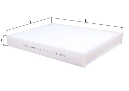 MAHLE LA 1185 Filtru, aer habitaclu
