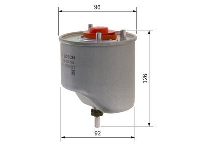 BOSCH F 026 402 862 Filtru combustibil