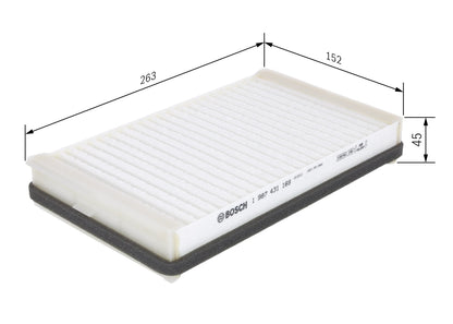BOSCH 1 987 431 169 Filtru, aer habitaclu