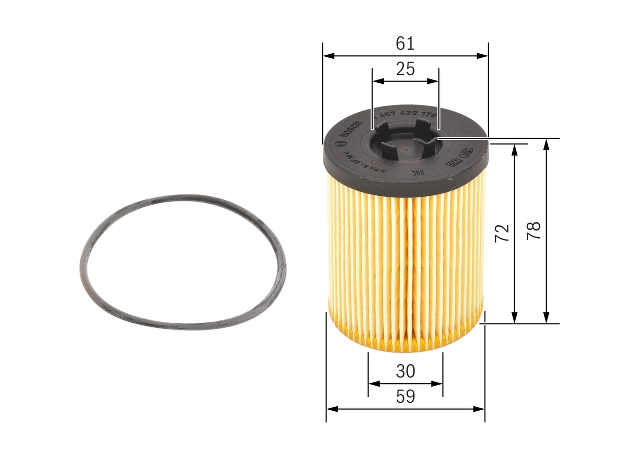 BOSCH 1 457 429 178 Filtru ulei