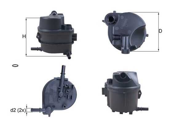 MAHLE KL 777D Filtru combustibil