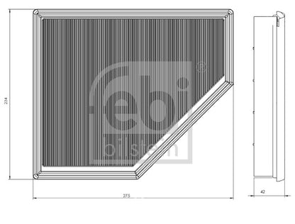 FEBI BILSTEIN 173185 Filtru aer