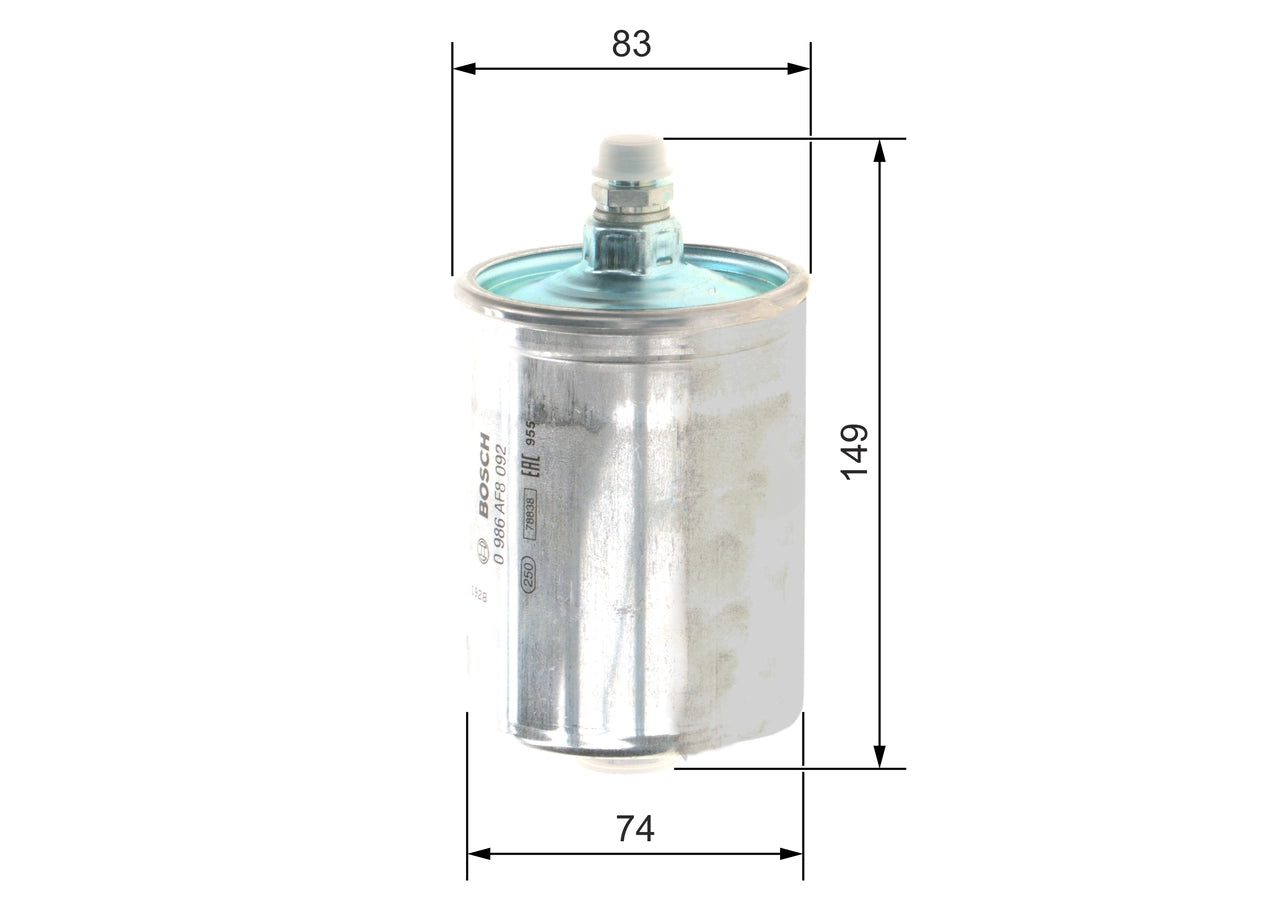 BOSCH 0 986 AF8 092 Filtru combustibil