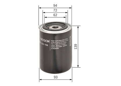 BOSCH 0 451 203 194 Filtru ulei
