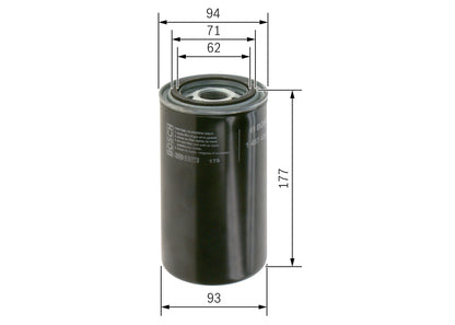 BOSCH 1 457 434 180 Filtru combustibil